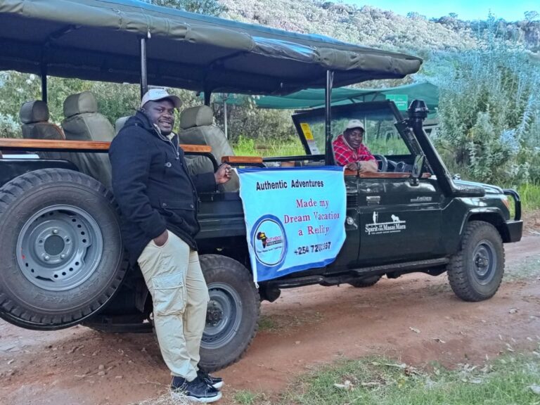 Authentic Adventures vehicles ready for a group trip