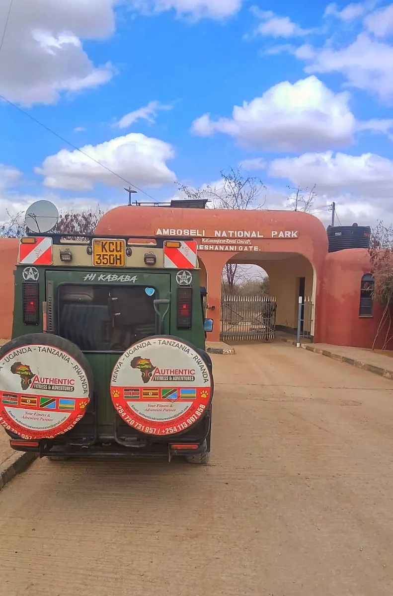 Arriving at Amboseli National Park