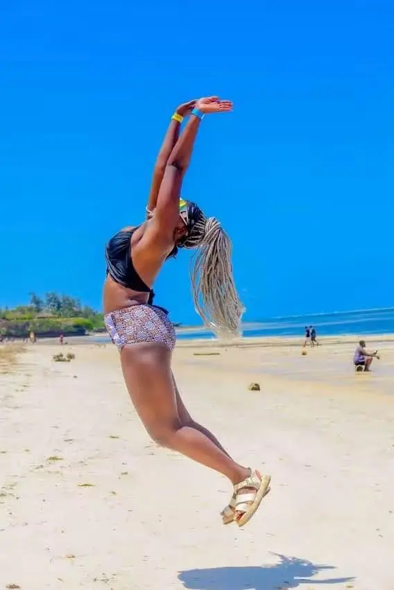 Guests on the Kenya coast