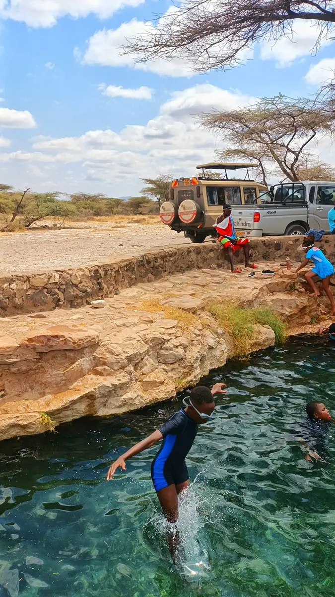 Spring pool in Samburu